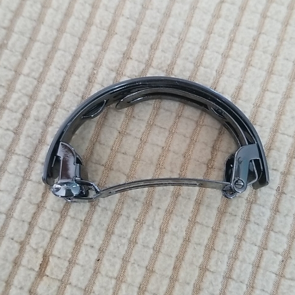 New Chloe and Isabel Jen Atkins Hairclip Bun Cuff Charcoal Gray - Picture 2 of 3